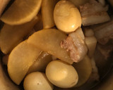 簡単♪豚バラ大根の甘辛煮／豚角煮風作り方5写真
