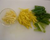 黒酢で作る島野菜のサンラータン作り方1写真