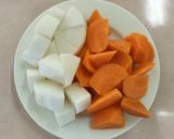 自然薯のホットサラダ作り方1写真