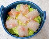 レンチン♪ライスペーパーでエビ蒸し餃子風作り方8写真