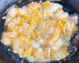 白菜だけトロたま丼作り方4写真