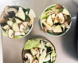 根菜茄子白菜簡単中華風梅ごま温野菜サラダ作り方10写真
