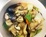 根菜茄子白菜簡単中華風梅ごま温野菜サラダ作り方17写真