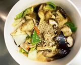 根菜茄子白菜簡単中華風梅ごま温野菜サラダ作り方18写真