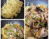 こってり！お好み焼きみたいなオムそば弁当作り方2写真
