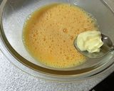 マッシュルーム小ネギ蟹玉甘酢天津飯作り方3写真