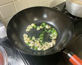 マッシュルーム小ネギ蟹玉甘酢天津飯作り方6写真