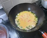 マッシュルーム小ネギ蟹玉甘酢天津飯作り方7写真