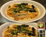 美味ドレと南蛮チョレギでにら玉冷しうどん作り方2写真