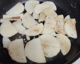 魚ニソと長芋のガーリックバター炒め作り方3写真