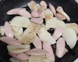 魚ニソと長芋のガーリックバター炒め作り方4写真