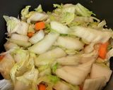 野菜たっぷり肉どうふ作り方2写真