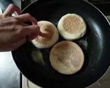 カリカリチーズのイングリッシュマフィン作り方4写真