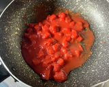 アリサ風、トマトと納豆とバジルのパスタ作り方2写真