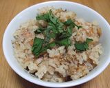 なめたけとツナの炊き込みご飯作り方4写真