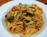 栄養バランス満点!トマトクリームパスタ✿作り方9写真