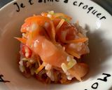 野菜いっぱいサーモンの切り込み漬け作り方6写真