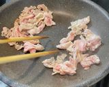豚バラ青梗菜炒め作り方2写真