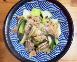 豚バラ青梗菜炒め作り方4写真