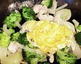 ブロッコリーとささみと卵のたんぱく質炒め作り方5写真
