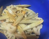 鶏の手羽先と根菜の塩麹焼き作り方4写真