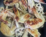鶏の手羽先と根菜の塩麹焼き作り方7写真