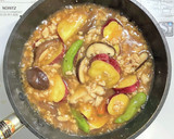 鶏ひき肉とさつま芋と椎茸のそぼろ煮作り方5写真