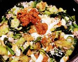 簡単！なすと小松菜の味噌中華あん作り方10写真