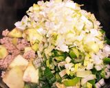 簡単！なすと小松菜の味噌中華あん作り方7写真