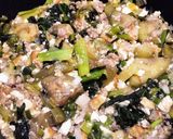簡単！なすと小松菜の味噌中華あん作り方11写真