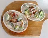 三枚肉入りホワイトグラタン作り方4写真
