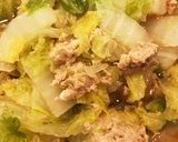 王道の鶏団子白菜おかずスープ作り方4写真