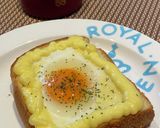 たまごこぼれない　エッグトースト作り方6写真