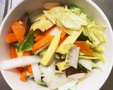 お一人様☆ちゃんちゃん焼味根菜たっぷり炒作り方13写真