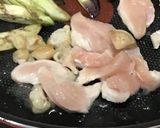 大人のカレー/茄子と鶏胸肉/キャベツ添え作り方7写真