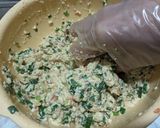 ニラとアミエビのふんわり焼作り方2写真