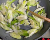 厚揚げとネギの味噌炒め作り方3写真
