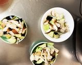 肉無豆腐簡単きな粉甘辛焼き肉味野菜炒め作り方11写真