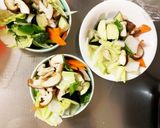 肉無豆腐簡単きな粉甘辛焼き肉味野菜炒め作り方12写真