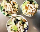 肉無豆腐簡単コク旨すき焼き風煮味野菜炒め作り方11写真