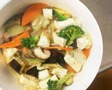 肉無豆腐簡単コク旨すき焼き風煮味野菜炒め作り方15写真