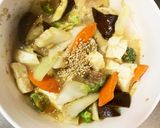 肉無豆腐簡単コク旨すき焼き風煮味野菜炒め作り方18写真