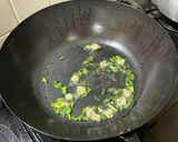 海鮮(アサリ・カニ玉）京風塩だれ天津飯作り方6写真