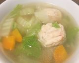 給食の「ミートボールのトマトスープ」♡作り方5写真