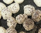 Xmasにホウレン草とマカロニをチーズで作り方2写真