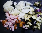 簡単！なすとベーコンのナポリタン作り方2写真
