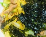ノンオイル●蒸し焼きネギ＆キャベ豚焼そば作り方4写真