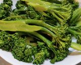 農家の食卓〜レンチンスティックセニョール作り方3写真