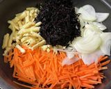 甘めなひじきの煮物作り方1写真