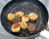 大豆入りしいたけの肉詰め【松山高校】作り方5写真